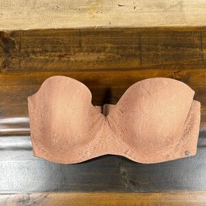 Lucky Brand Lace Strapless Bra in Tan